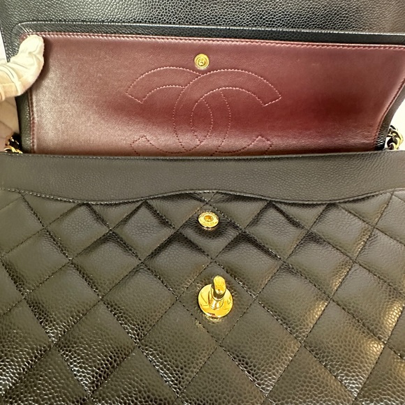 💎✨ Authentic 💎✨Chanel Classic double flap caviar ghw - Picture 15 of 16